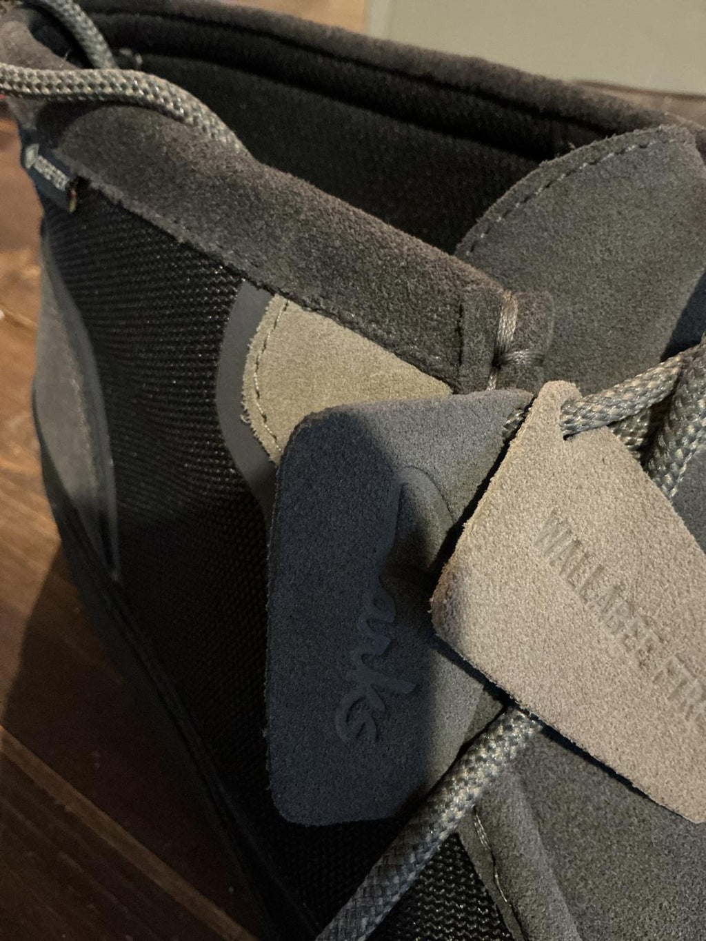 Clarks C360 Gore-Tex Black and Grey Suede Shoes Size 9