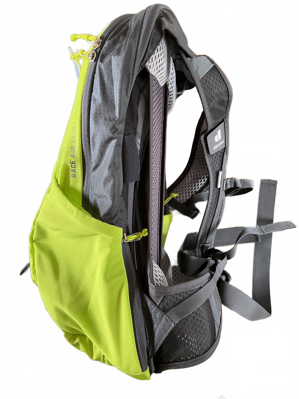 Deuter Race Air 14+3 Lightweight Ventilated Cycling Backpack Green