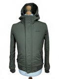 Carhartt Men's Olive Green Hooded Bomber Jacket