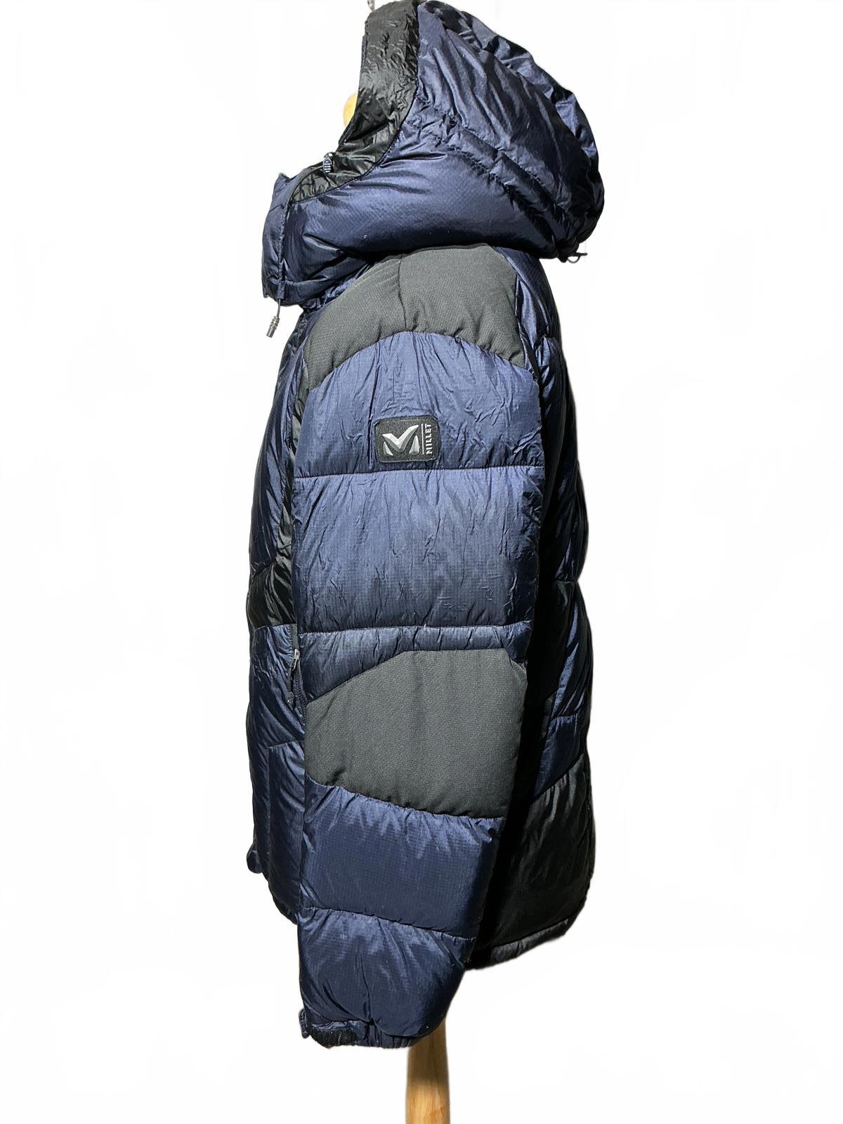 Men's Millet Navy and Black Puffer Jacket with Hood