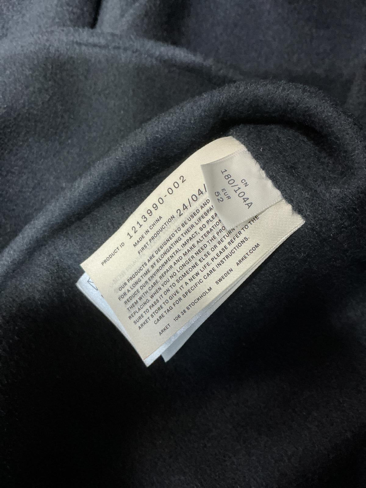 Men's Arket Navy Utility Jacket with Button Closures