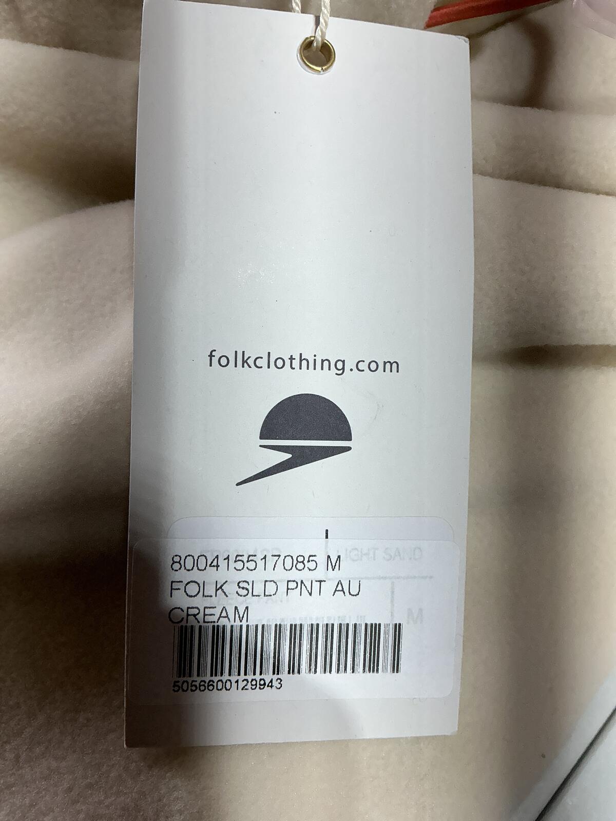 *NEW* Folk x Speedo Cream Colourblock Joggers Size M