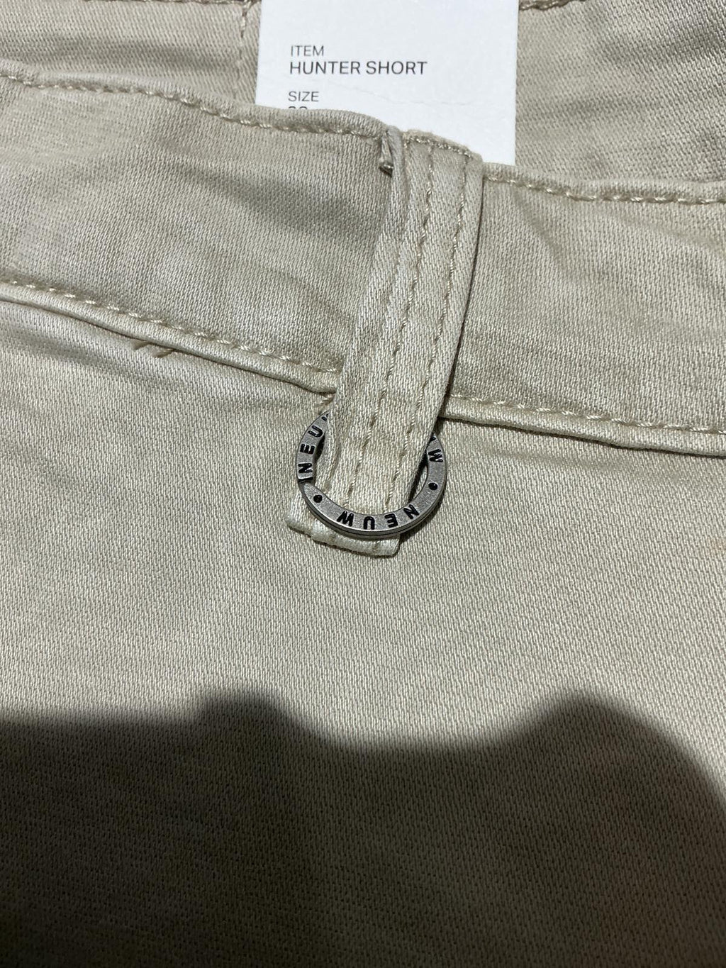NEUW Hunter Beige Shorts Waist 38 in/Xl