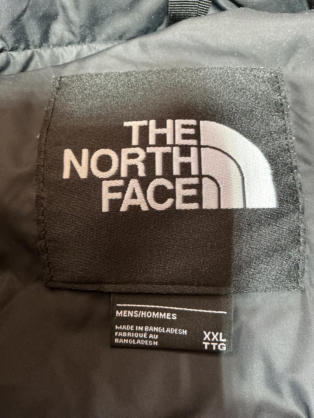 The North Face Black 1996 retro Nuptse Puffer Jacket Size Regular Xxl