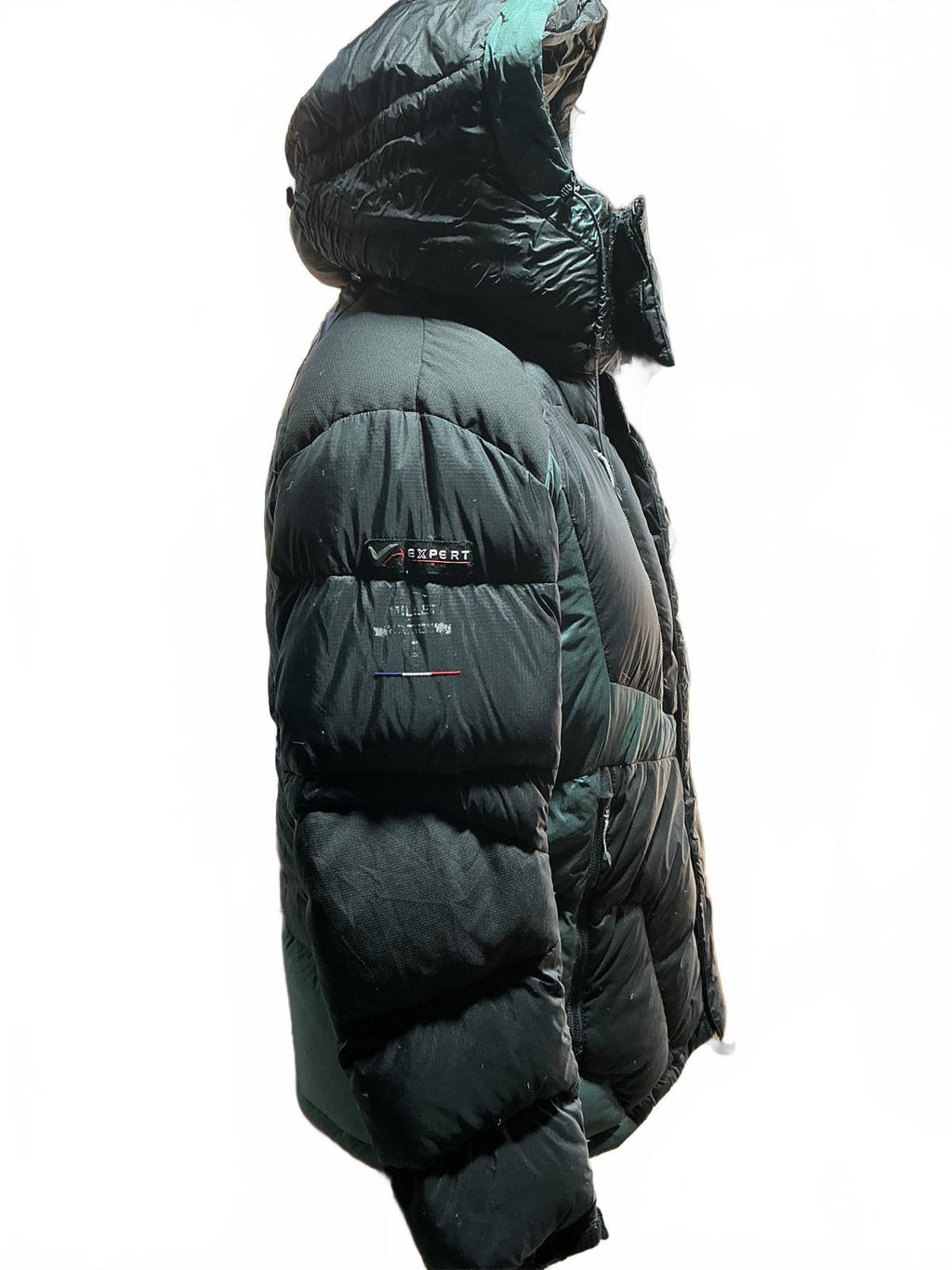 Millet Black Padded Winter Jacket Hooded Size Regular M Warm Outdoor