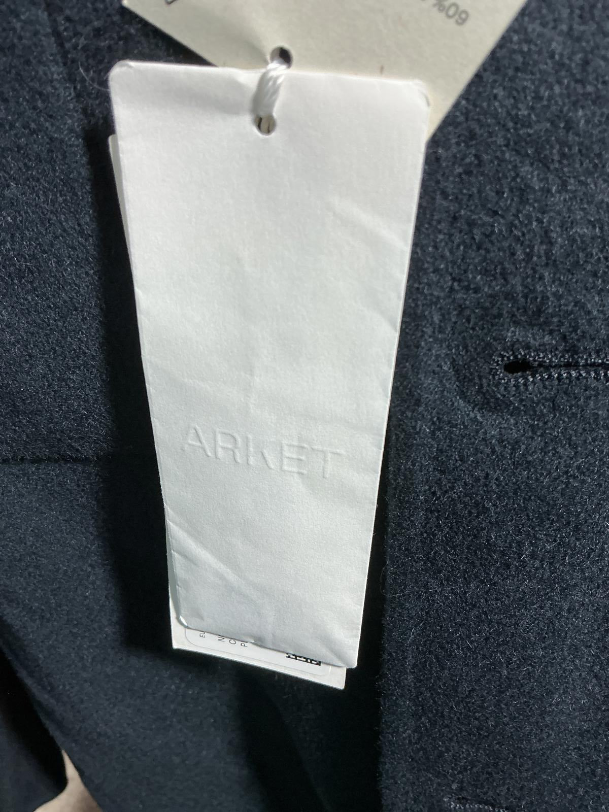 Men's Arket Navy Utility Jacket with Button Closures