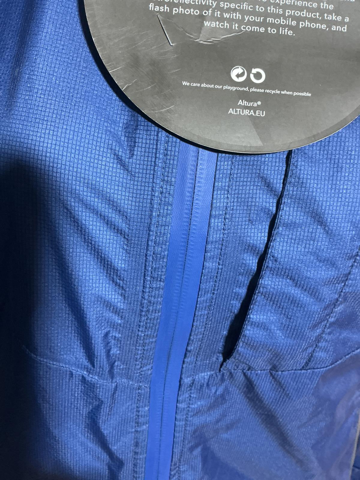 Altura Darkproof Nightvision Navy Reflective Waterproof Cycling Jacket Size 10