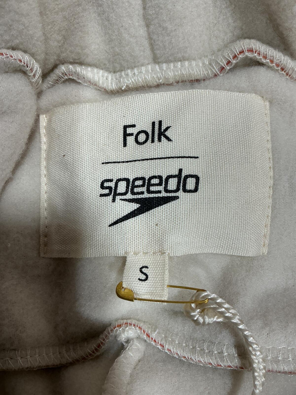 *NEW* Folk x Speedo Cream Colourblock Joggers Size S