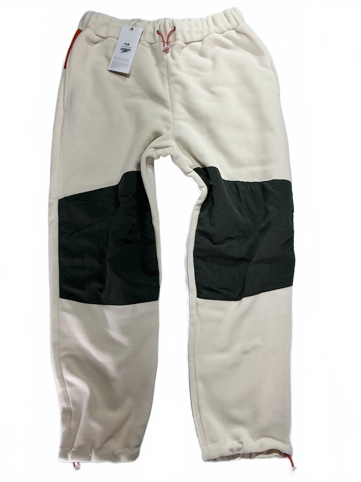 *NEW* Folk x Speedo Cream Colourblock Joggers Size S