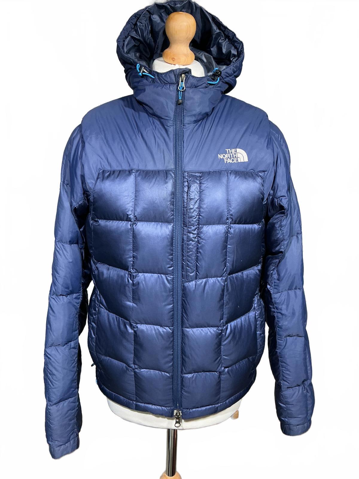 The North Face Men's Navy Blue Summit Series Puffer Jacket with Hood