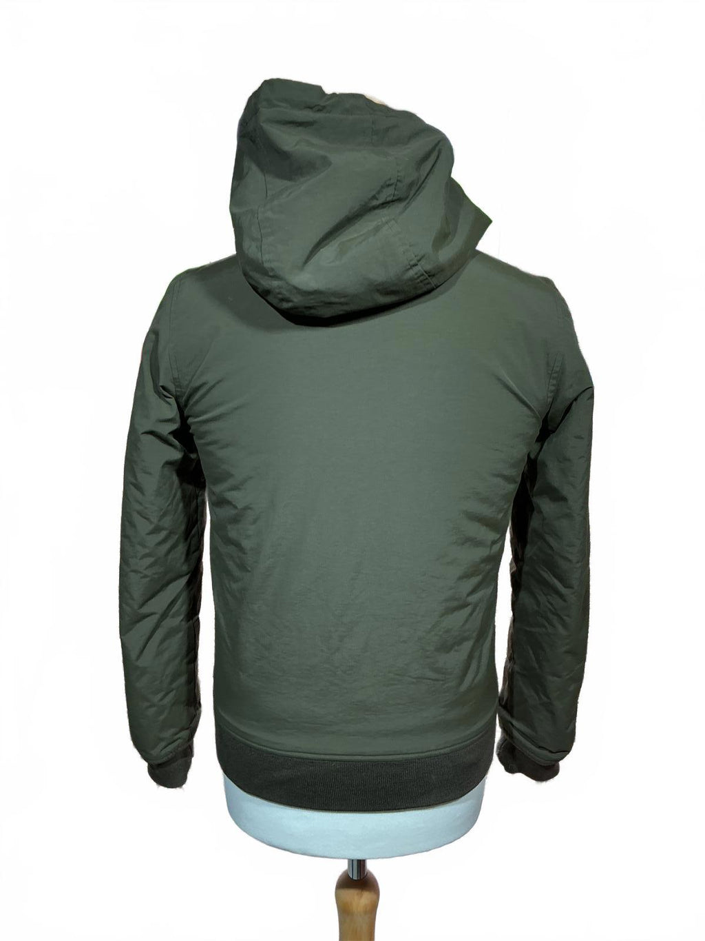 Carhartt Men's Olive Green Hooded Bomber Jacket