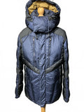 Men's Millet Navy and Black Puffer Jacket with Hood