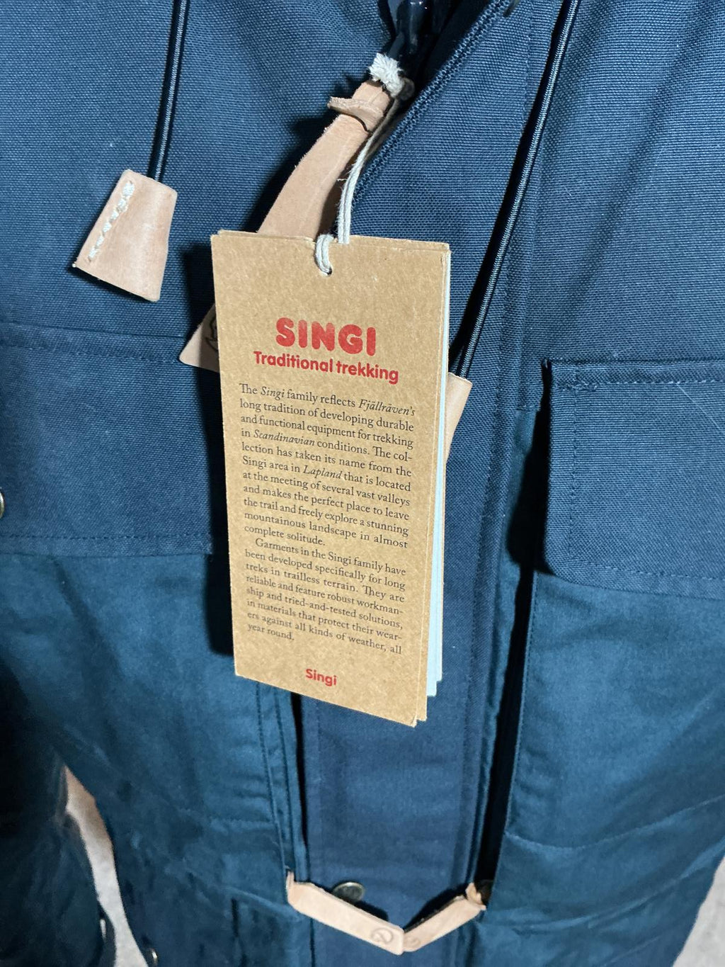New Fjällräven Singi Men's Medium Hooded Down Parka Winter Jacket Waterproof
