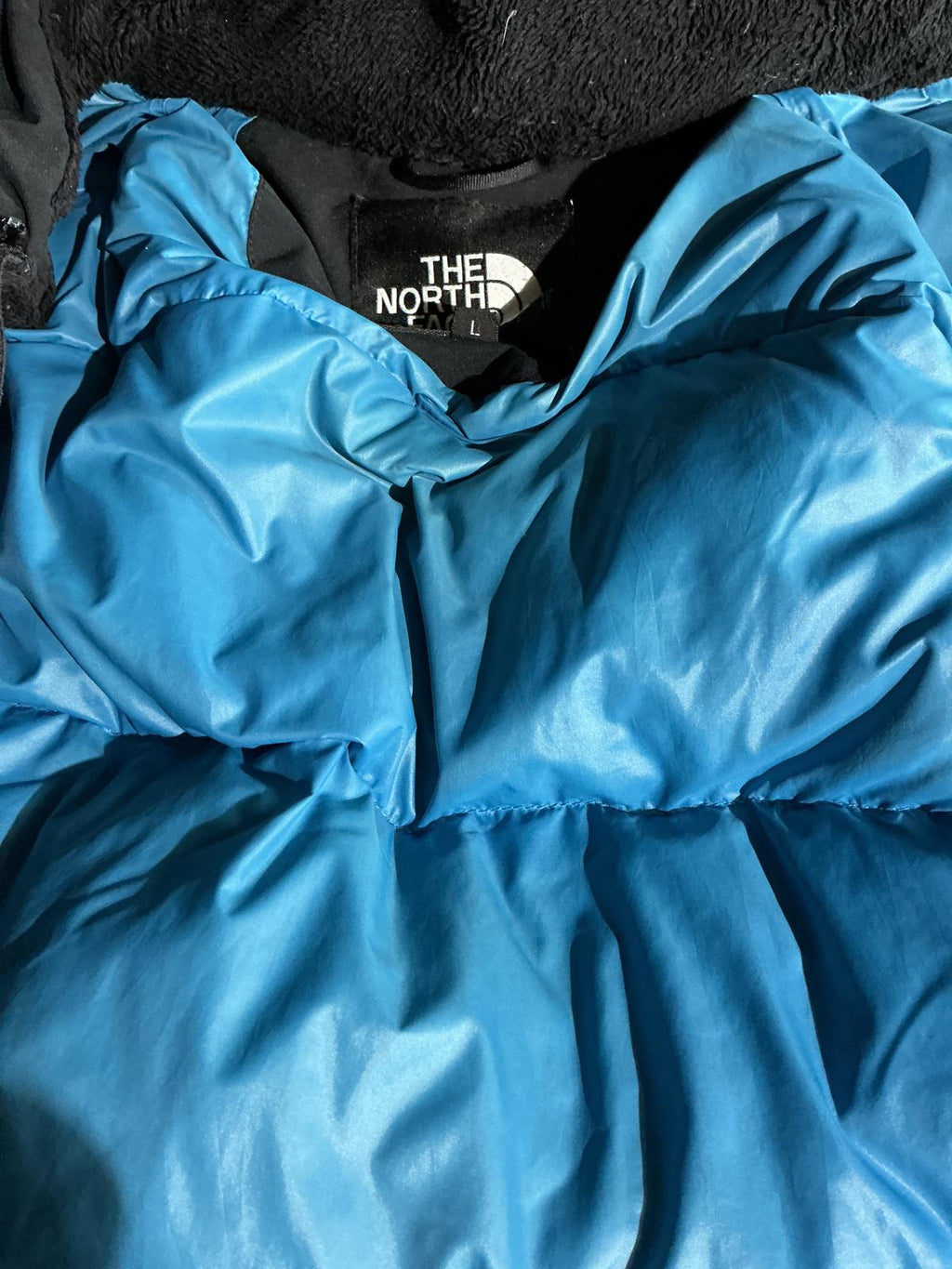 The North Face Men's Black Puffer Jacket with Hood
