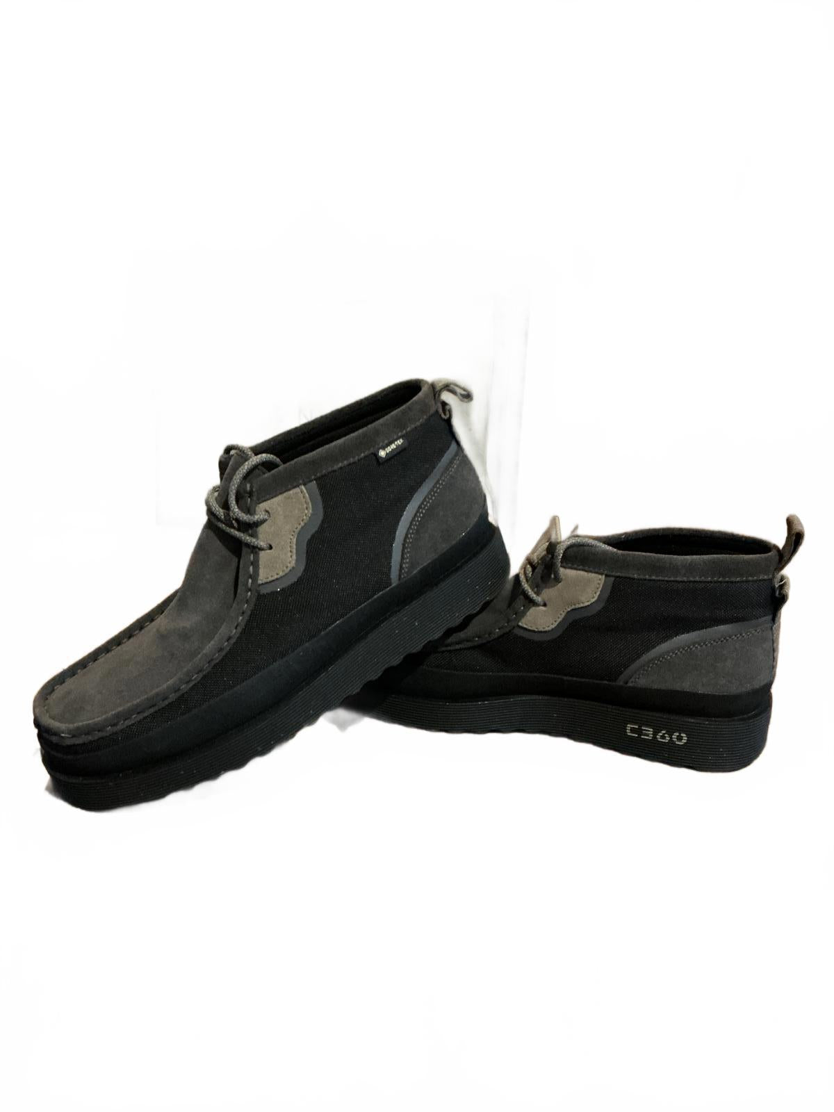 Clarks C360 Gore-Tex Black and Grey Suede Shoes Size 9
