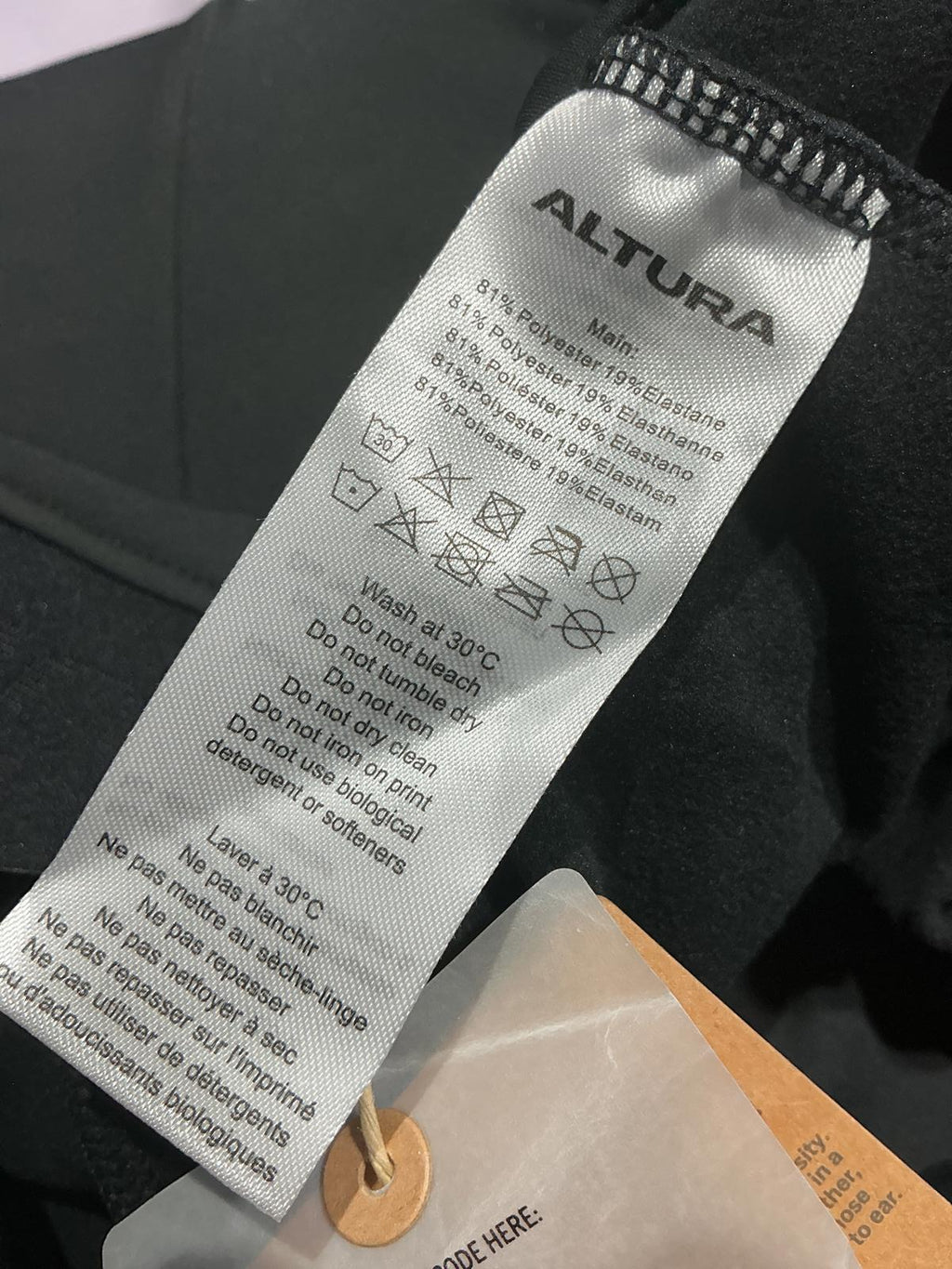 Altura Progel Plus Thermal Black Cycling Tights Size Regular 12