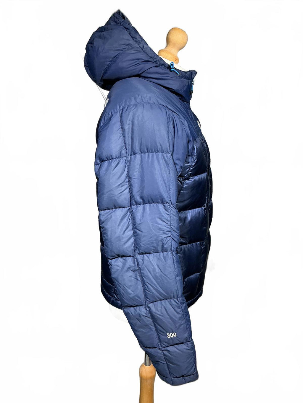 The North Face Men's Navy Blue Summit Series Puffer Jacket with Hood