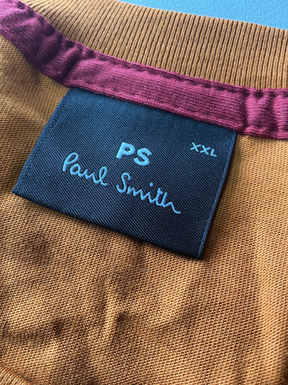 Paul Smith Men's T-Shirts Size XXL Yellow, Orange, Grey Cotton