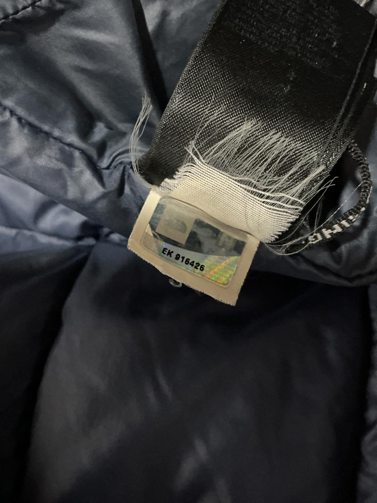 The North Face Men's Navy Blue Summit Series Puffer Jacket with Hood