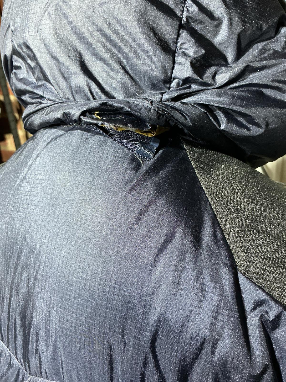 Men's Millet Navy and Black Puffer Jacket with Hood