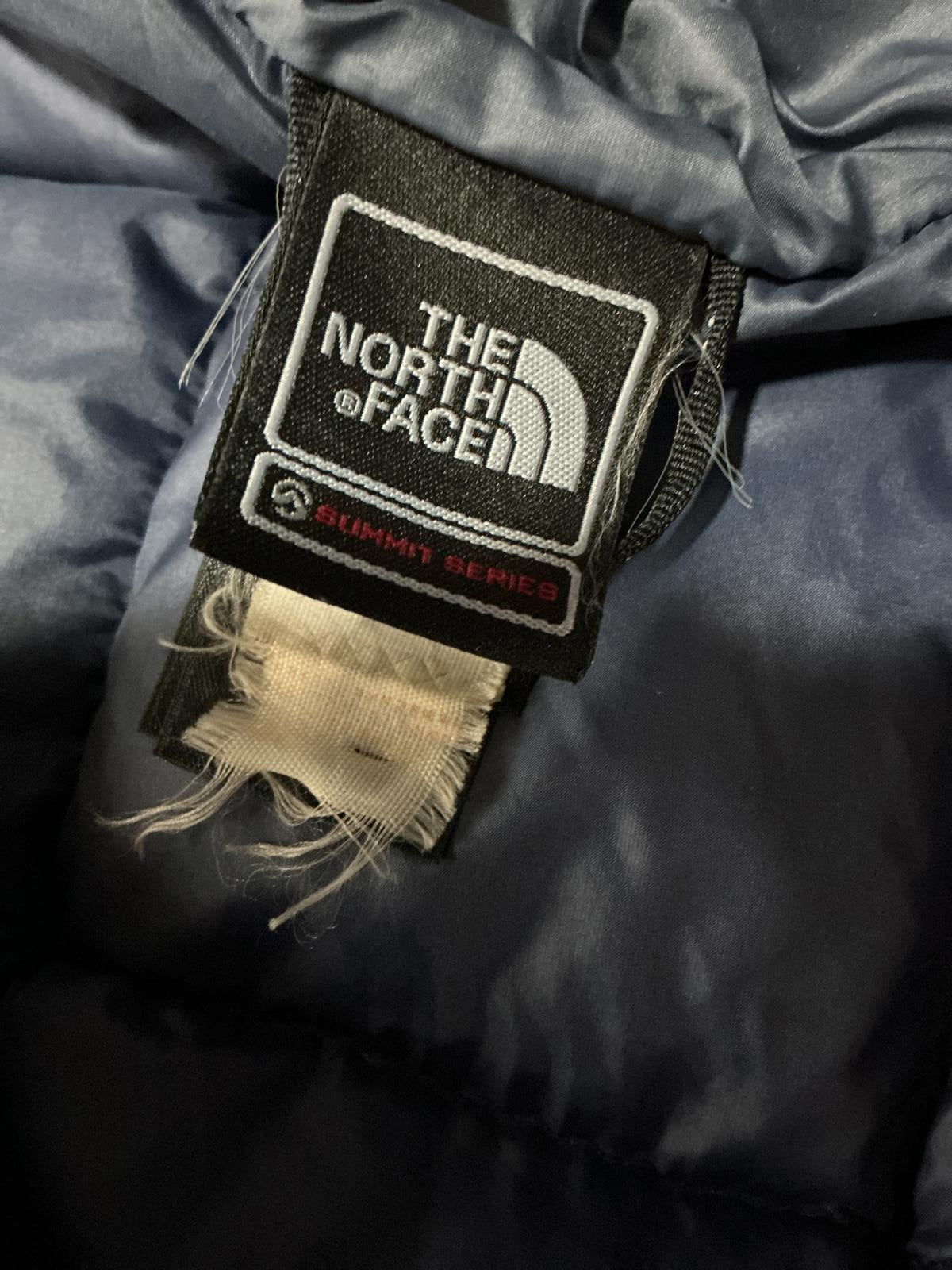 The North Face Men's Navy Blue Summit Series Puffer Jacket with Hood