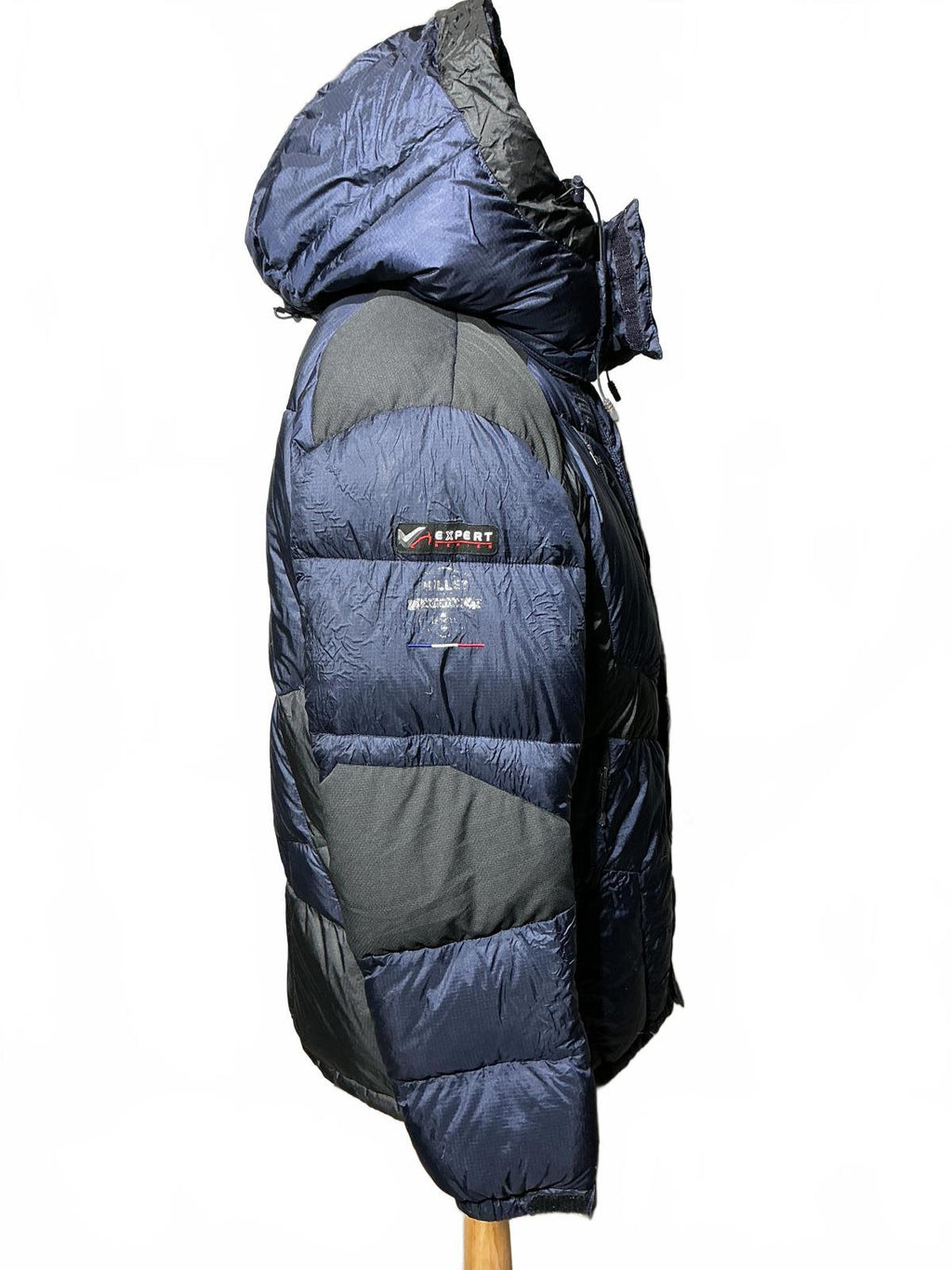 Men's Millet Navy and Black Puffer Jacket with Hood
