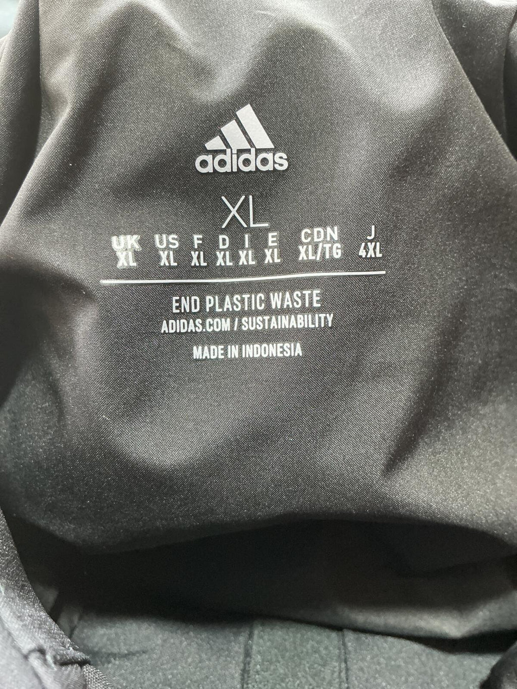 Adidas Terrex Black 2L Waterproof Hooded Jacket Size Regular XL Outdoor Coat