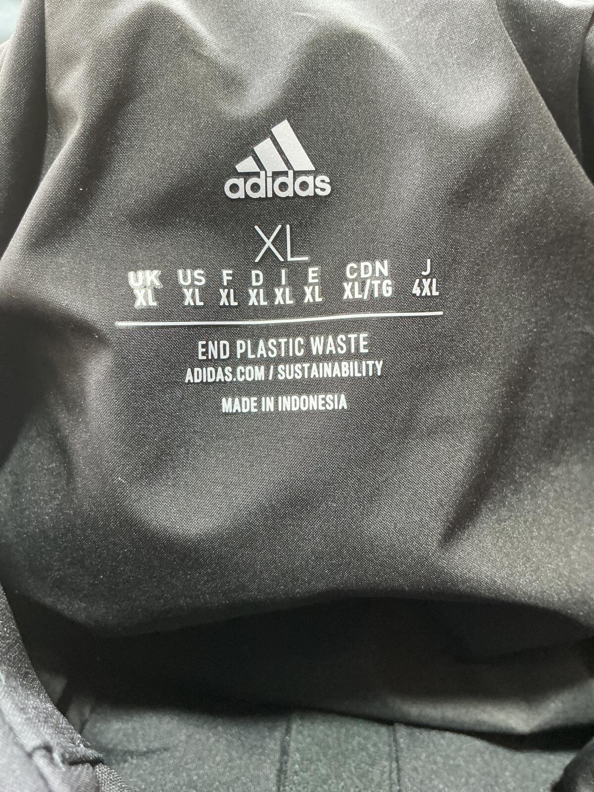 Adidas Terrex Black 2L Waterproof Hooded Jacket Size Regular XL Outdoor Coat