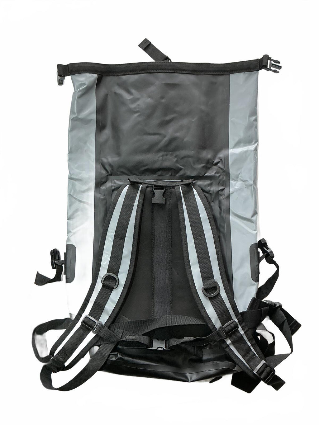 Earth Pak 35L Waterproof Roll Top Backpack Rucksack Grey