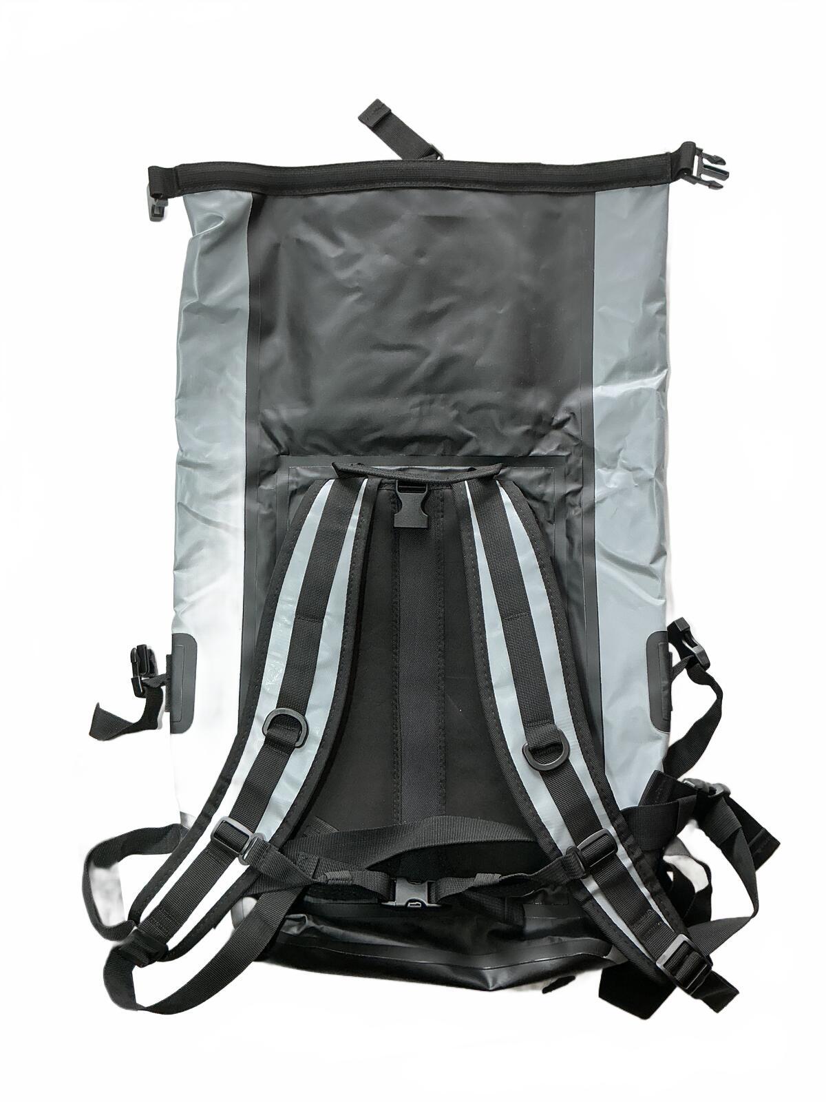 Earth Pak 35L Waterproof Roll Top Backpack Rucksack Grey