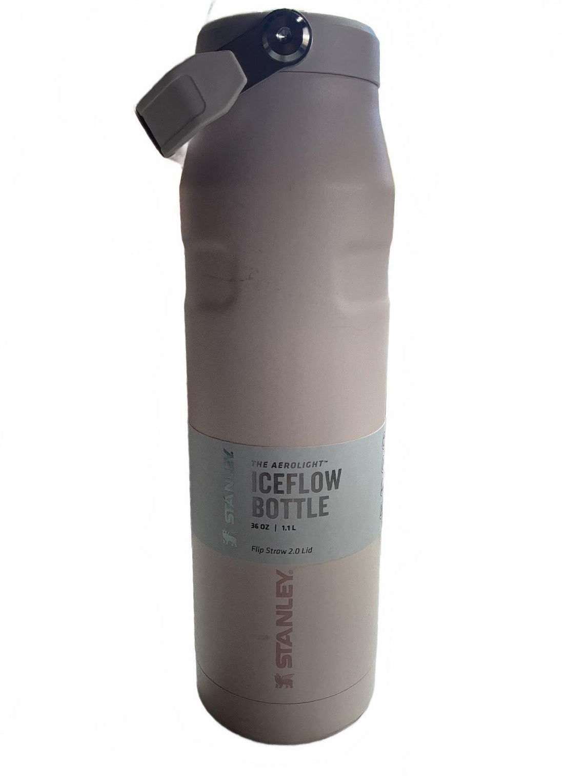 Stanley Rose IceFlow Bottle 34oz / 1L - Leakproof Stainless Steel Water Bottle