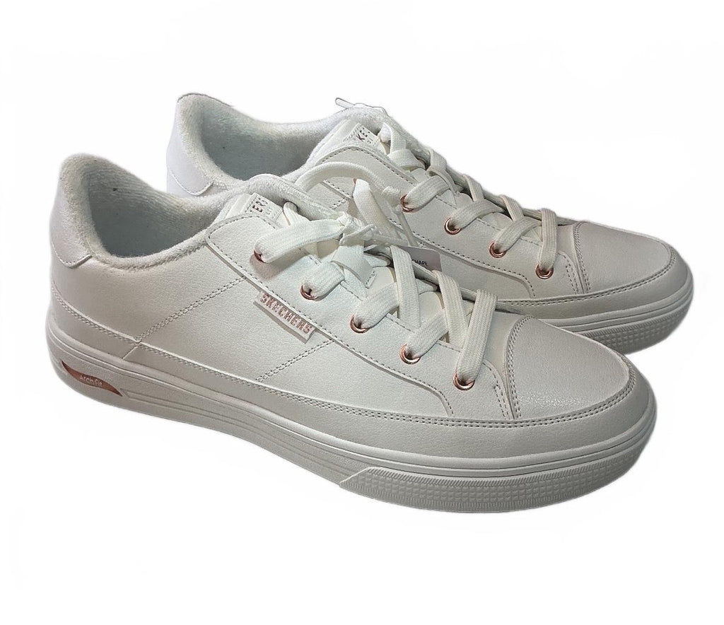 *NEW* Skechers Arch Fit White Trainer Shoes Size 8 UK Comfortable Support