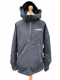 Adidas Terrex Black 2L Waterproof Hooded Jacket Size Regular XL Outdoor Coat
